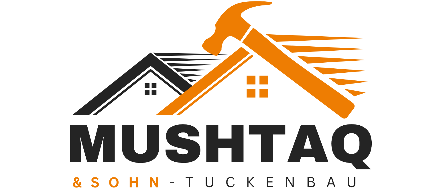 black and yellow house repair services logo